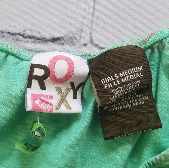 Roxy Shirt Surfer Beach Girls Sz Medium - Picture 5 of 8